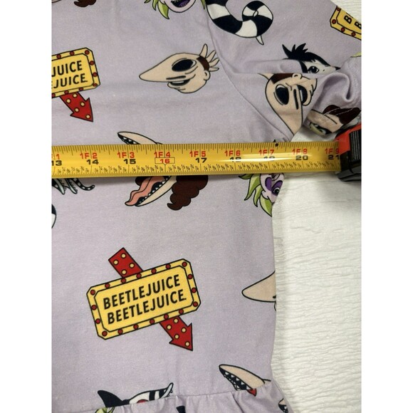 Beetlejuice x Cakeworthy Button Up Dress Fit Flare 2XL Sandworm Lydia Grunge - Picture 8 of 11